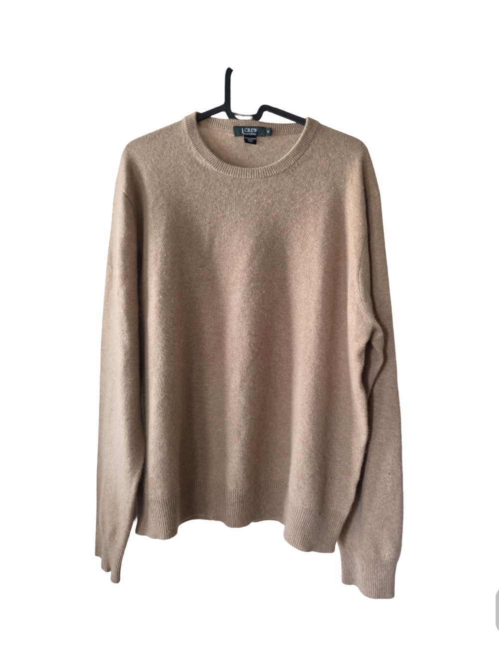 J. Crew Men's Crewneck Sweater in Tan